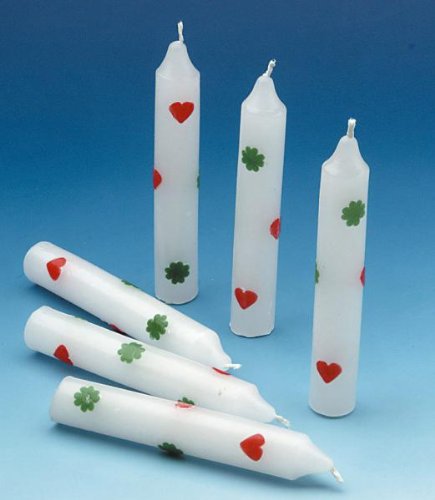 tib 11043 Herzen/Kleeblätter Lebenslicht Set mit 2 Stück pro Box, Mehrfarbig, Einheitsgröße tib 11043 Herzen/Kleeblätter Lebenslicht Set mit 2 Stück pro Box, Mehrfarbig, Einheitsgröße von tib