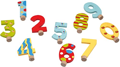 tib 15445 Happy Birthday Zahlen Set, mehrfarbig, One Size von tib
