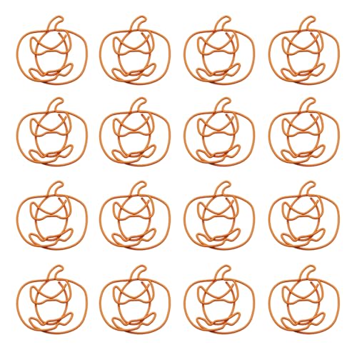 Büroklammern mit Halloween-Thema, kreativer Kürbis, Geist, Hexenhut, Lesezeichen-Clips in Box, Metall, Notizklammern, Lesezeichen, Lesezeichen, Fotoklammern für Halloween, Party, Zuhause, Büro Büroklammern mit Halloween-Thema, kreativer Kürbis, Geist, Hexenhut, Lesezeichen-Clips in Box, Metall, Notizklammern, Lesezeichen, Lesezeichen, Fotoklammern für Halloween, Party, Zuhause, Büro von tiecawk