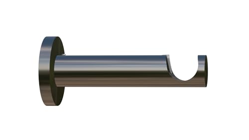 Tilldekor 20 mm Träger - Gardinenstangenträger/ Auflageträger, 75 mm Wandabstand, 1-Lauf, edelstahl-optik, Metall Tilldekor 20 mm Träger - Gardinenstangenträger/ Auflageträger, 75 mm Wandabstand, 1-Lauf, edelstahl-optik, Metall von tilldekor