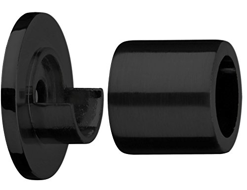 Tilldekor HIGH-LINE Wandlager für Gardinenstangen, schwarz-glanz,Ø 20 mm, inkl. Montagematerial Tilldekor HIGH-LINE Wandlager für Gardinenstangen, schwarz-glanz,Ø 20 mm, inkl. Montagematerial von tilldekor
