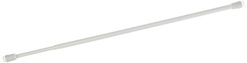 tilldekor Klemmstange Flex, ausdrehbare Gardinenstange, weiß, 40-60 cm, ohne Bohren oder Kleben von tilldekor