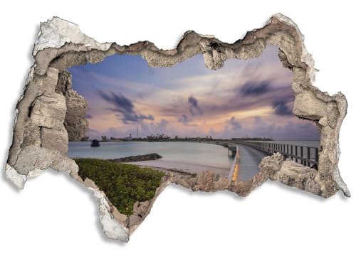 3D Wandtattoo selbstklebend Wanddurchbruch | Loch in der Wand Mauerloch | Wetterfeste Wandsticker Gross Innen und Outdoor | 90x60cm Sonnenuntergang am Meer 3D Wandtattoo selbstklebend Wanddurchbruch | Loch in der Wand Mauerloch | Wetterfeste Wandsticker Gross Innen und Outdoor | 90x60cm Sonnenuntergang am Meer von timalo