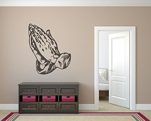 Wandtattoo fürs Wohnzimmer, Flur, Büro 72440-50x58cm~ Dürer Betende Hände ~ Wandaufkleber, Aufkleber für die Wand, Tapetensticker aus Markenfolie, 32 Farben wählbar Wandtattoo fürs Wohnzimmer, Flur, Büro 72440-50x58cm~ Dürer Betende Hände ~ Wandaufkleber, Aufkleber für die Wand, Tapetensticker aus Markenfolie, 32 Farben wählbar von timalo