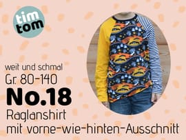 timtom No.18 Raglanshirt mit vorne-wie-hinten-Ausschnitt (Onno) von timtom