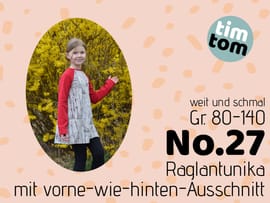 timtom No.27 Raglantunika mit vorne-wie-hinten-Ausschnitt (Anna) von timtom