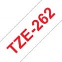 Brother tze262 Generisches laminiertes Etikettenband, roter Text auf weißem Hintergrund, Breite 36 mm x 8 m von tintasycartuchos.com