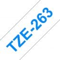Brother tze263 Generisches laminiertes Etikettenband, blauer Text auf weißem Hintergrund, Breite 36 mm x 8 m von tintasycartuchos.com