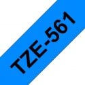 Brother tze561 Generisches laminiertes Etikettenband, schwarzer Text auf blauem Hintergrund, Breite 36 mm x 8 m von tintasycartuchos.com
