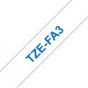 Brother tzefa3 Textilband Generica Etiketten - blauer Text auf weißem Hintergrund - Breite 12 mm x 3 m von tintasycartuchos.com