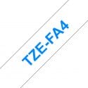 Brother tzefa4 Textilband Generica Etiketten - blauer Text auf weißem Hintergrund - Breite 18 mm x 3 m von tintasycartuchos.com