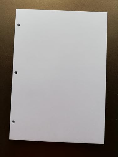 Nachfüllpackung 200 Blatt DIN A4 20,5 x 29,2 cm mit 3 Löchern - weißes FSC-Papier Stärke 120 g pro Ordner mit 3 Ringen Nachfüllpackung 200 Blatt DIN A4 20,5 x 29,2 cm mit 3 Löchern - weißes FSC-Papier Stärke 120 g pro Ordner mit 3 Ringen von tipome.com