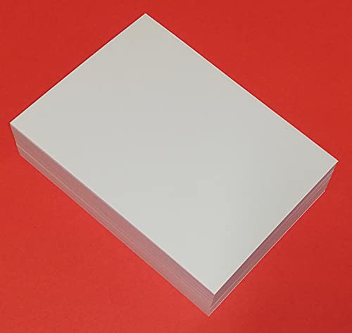 tipome 200 Blatt weißes FSC-Papier, 120 g dick, A6, 10,5 x 14,5 cm, für Laserdruck und Tintenstrahldruck auf Vorder- und Rückseite von tipome