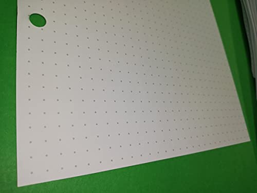 Nachfüllmine 200 Blatt (400 Seiten) - 2 Löcher - A5 14,5 x 20,5 cm Punkte 5 mm Dotted Bullet Journal - DIN A5 2-holes - für Ordner A5 mit 2 Ringen von tipome