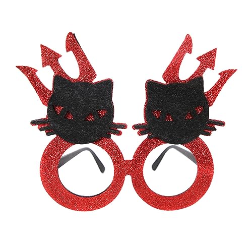 tixoacke Lustige Halloween-Brille aus Stoff für Kinder Erwachsene Festival Themed Cosplay Brille Party Dekorationen Neuheit Brillen Neuheit Halloween Brillen Halloween Party Supplies von tixoacke