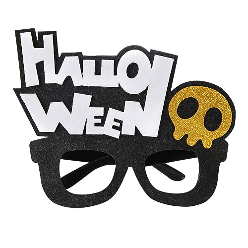 tixoacke Lustige Halloween-Brille aus Stoff für Kinder Erwachsene Festival Themed Cosplay Brille Party Dekorationen Neuheit Brillen Neuheit Halloween Brillen Halloween Party Supplies von tixoacke