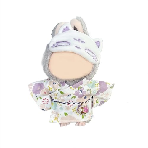Kimono-Kleidung, geeignet für 17 cm große Puppen, traditionelles japanisches Kimono-Outfit, niedlicher Anzug, Kleidung und Zubehör für 17 cm Oberkleidungsersatz Kimono-Kleidung, geeignet für 17 cm große Puppen, traditionelles japanisches Kimono-Outfit, niedlicher Anzug, Kleidung und Zubehör für 17 cm Oberkleidungsersatz von tkerinse