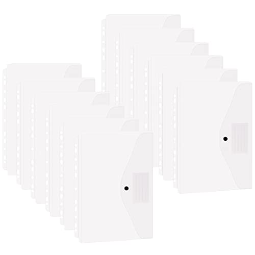 12er Set A4 Dokumententaschen in durchsichtigem Weiß, langlebig und praktisch für Büro und Schule 12er Set A4 Dokumententaschen in durchsichtigem Weiß, langlebig und praktisch für Büro und Schule von tomoneed