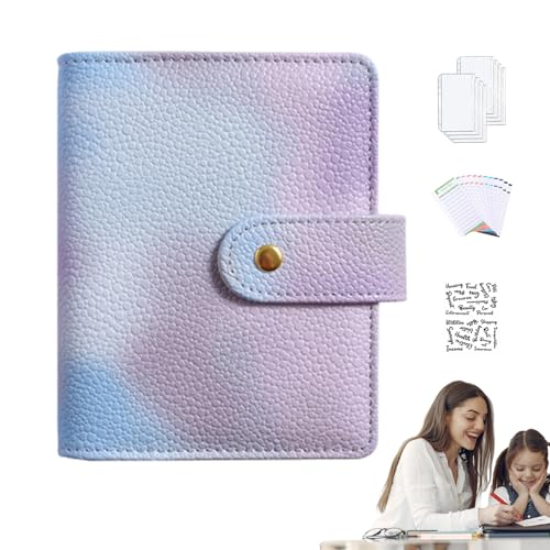 tongfeng Umschlag-Challenge-Ordner | A7-Budgetplaner in Macaron-Farbe mit Geldumschlägen | Wasserdichter Budgetordner, modischer Geldordner für Budgetierung, Geldsparen tongfeng Umschlag-Challenge-Ordner | A7-Budgetplaner in Macaron-Farbe mit Geldumschlägen | Wasserdichter Budgetordner, modischer Geldordner für Budgetierung, Geldsparen von tongfeng