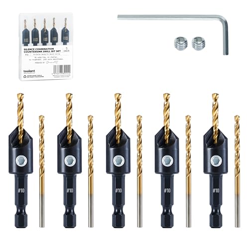 toolant #10 Kegelsenker-Bohrer-Set (Pro), 5-teilig von toolant
