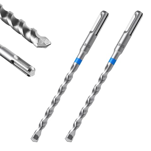 toolant Steinbohrer, SDS Plus Bohrer-Set, für 5/16 Zoll x 6 Zoll, 2 Stück, Hartmetallbestückter 2-Schneider für Beton, Mauerwerk und Ziegel von toolant