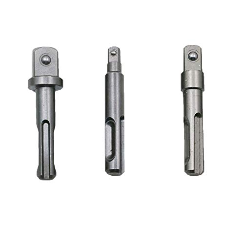 1/4 Zoll, 3/8 Zoll, 1/2 Zoll, Chrom-Vanadium-Stahl SDS Plus Schaft Schraubendreher-Bit Vierkantschlüssel Adapter Verlängerung für Schraubendreher 1/4 Zoll, 3/8 Zoll, 1/2 Zoll, Chrom-Vanadium-Stahl SDS Plus Schaft Schraubendreher-Bit Vierkantschlüssel Adapter Verlängerung für Schraubendreher von tooloflife