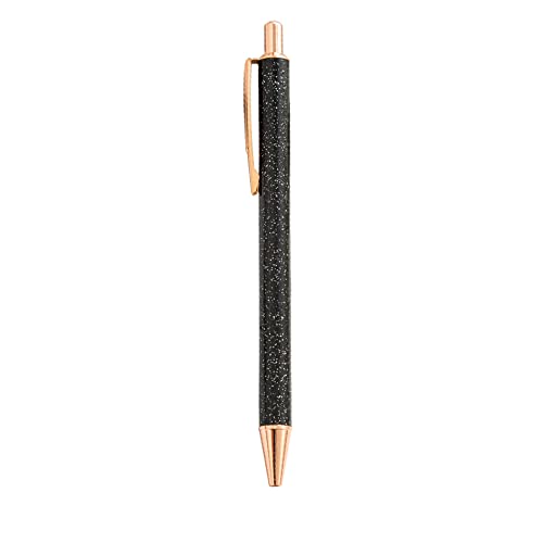 1 Stück Metall Kugelschreiber Stift, Bling Farbe Klick Metall Stift Einziehbare Stift 1,0mm Ersatzminen für Junge und Mädchen Studenten Schwarz 1 Stück Metall Kugelschreiber Stift, Bling Farbe Klick Metall Stift Einziehbare Stift 1,0mm Ersatzminen für Junge und Mädchen Studenten Schwarz von tooloflife