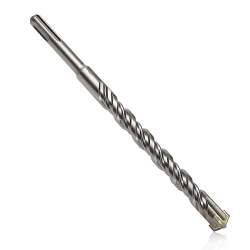2 Stück SDS Plus Elektro-Schlagbohrer, Kreuzbohrer, Bohrhammer für Bohrlöcher in Beton, Keramikfliesen, Stein, Metall, Kunststoff (6,0 x 150 mm) von tooloflife