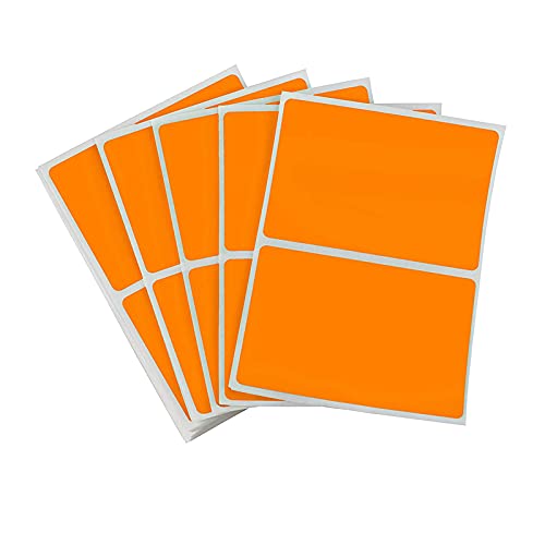 Rechteckiger Etiketten-Aufkleber, ablösbar, Farbcode-Sticker, selbstklebend, farbige Etiketten für Codierung, Inventar-Organisation von tooloflife
