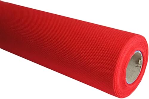 topolenashop Rolle aus TNT, 30 x 40 cm, 20 Einweg-Tischdecken, Partys, Zeremonien, Bar, Pub (rot) von topolenashop
