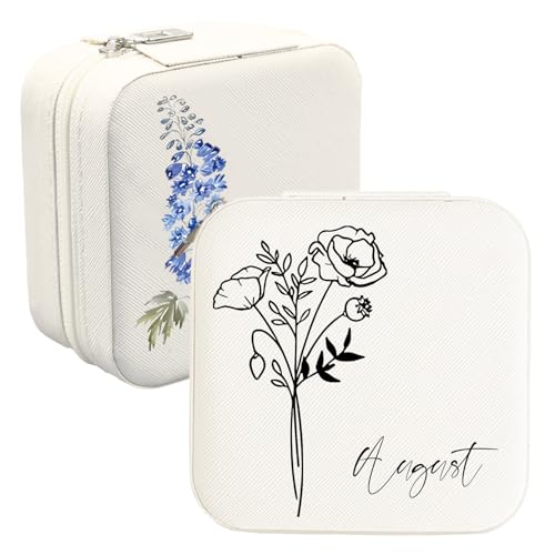 toyofmine Personalisierte Schmuckschatulle, Reise Schmuckkästchen,Personalisierte Schmuckkästchen mit Namen, Geschenk für Freundin, Mama, Freundin, Geburtstag, Hochzeitstag toyofmine Personalisierte Schmuckschatulle, Reise Schmuckkästchen,Personalisierte Schmuckkästchen mit Namen, Geschenk für Freundin, Mama, Freundin, Geburtstag, Hochzeitstag von toyofmine