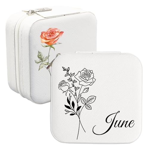 toyofmine Personalisierte Schmuckschatulle, Reise Schmuckkästchen,Personalisierte Schmuckkästchen mit Namen, Geschenk für Freundin, Mama, Freundin, Geburtstag, Hochzeitstag toyofmine Personalisierte Schmuckschatulle, Reise Schmuckkästchen,Personalisierte Schmuckkästchen mit Namen, Geschenk für Freundin, Mama, Freundin, Geburtstag, Hochzeitstag von toyofmine