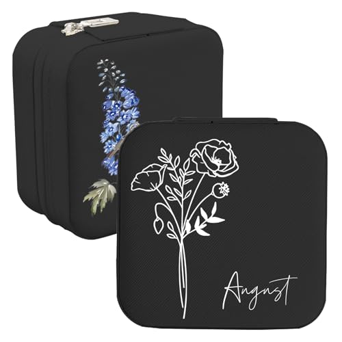toyofmine Personalisierte Schmuckschatulle, Reise Schmuckkästchen,Personalisierte Schmuckkästchen mit Namen, Geschenk für Freundin, Mama, Freundin, Geburtstag, Hochzeitstag toyofmine Personalisierte Schmuckschatulle, Reise Schmuckkästchen,Personalisierte Schmuckkästchen mit Namen, Geschenk für Freundin, Mama, Freundin, Geburtstag, Hochzeitstag von toyofmine