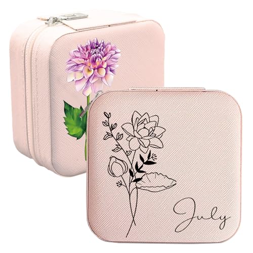 toyofmine Personalisierte Schmuckschatulle, Reise Schmuckkästchen,Personalisierte Schmuckkästchen mit Namen, Geschenk für Freundin, Mama, Freundin, Geburtstag, Hochzeitstag toyofmine Personalisierte Schmuckschatulle, Reise Schmuckkästchen,Personalisierte Schmuckkästchen mit Namen, Geschenk für Freundin, Mama, Freundin, Geburtstag, Hochzeitstag von toyofmine