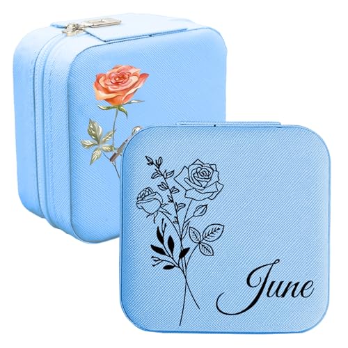toyofmine Personalisierte Schmuckschatulle, Reise Schmuckkästchen,Personalisierte Schmuckkästchen mit Namen, Geschenk für Freundin, Mama, Freundin, Geburtstag, Hochzeitstag toyofmine Personalisierte Schmuckschatulle, Reise Schmuckkästchen,Personalisierte Schmuckkästchen mit Namen, Geschenk für Freundin, Mama, Freundin, Geburtstag, Hochzeitstag von toyofmine