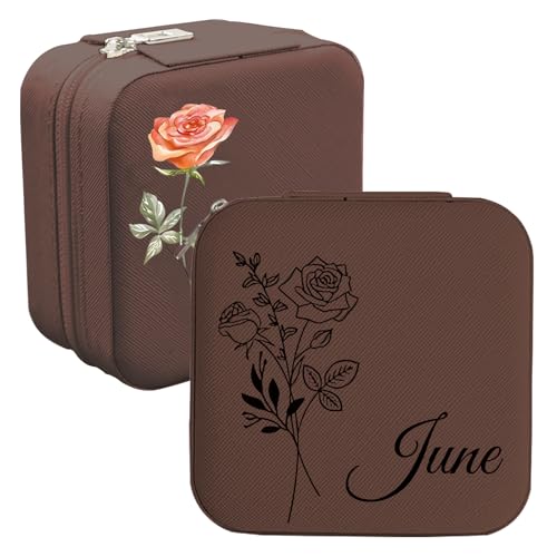 toyofmine Personalisierte Schmuckschatulle, Reise Schmuckkästchen,Personalisierte Schmuckkästchen mit Namen, Geschenk für Freundin, Mama, Freundin, Geburtstag, Hochzeitstag toyofmine Personalisierte Schmuckschatulle, Reise Schmuckkästchen,Personalisierte Schmuckkästchen mit Namen, Geschenk für Freundin, Mama, Freundin, Geburtstag, Hochzeitstag von toyofmine