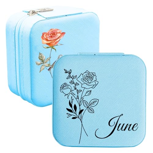 toyofmine Personalisierte Schmuckschatulle, Reise Schmuckkästchen,Personalisierte Schmuckkästchen mit Namen, Geschenk für Freundin, Mama, Freundin, Geburtstag, Hochzeitstag toyofmine Personalisierte Schmuckschatulle, Reise Schmuckkästchen,Personalisierte Schmuckkästchen mit Namen, Geschenk für Freundin, Mama, Freundin, Geburtstag, Hochzeitstag von toyofmine