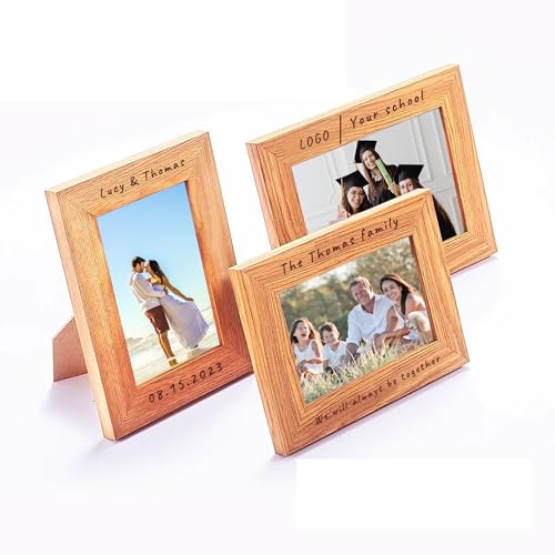 toyofmine Personalisierter Bilderrahmen aus Holz – Graviertes Fotogeschenk mit kostenloser Wunschgravur, vertikal und horizontal anpassbar – für Fotos in 10 x 15 cm und 13 x 18 cm toyofmine Personalisierter Bilderrahmen aus Holz – Graviertes Fotogeschenk mit kostenloser Wunschgravur, vertikal und horizontal anpassbar – für Fotos in 10 x 15 cm und 13 x 18 cm von toyofmine
