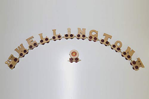 Fun World Toys® Personalisierbare Holzbuchstaben mit 10 Buchstaben, Namenszug von toys.funworld