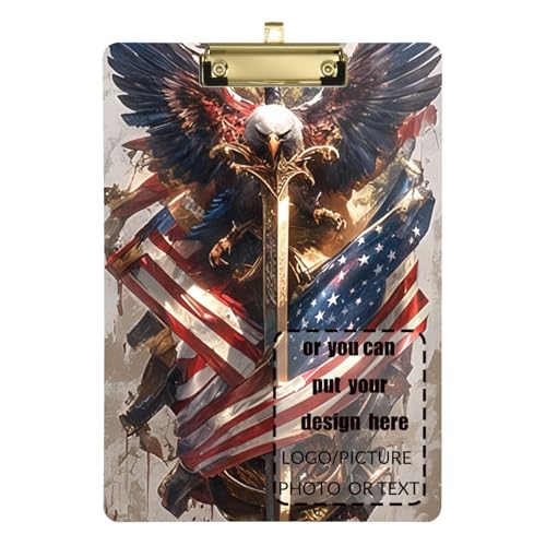 4. Juli Unabhängigkeitstag, weißer Kriegervogel, personalisierbar, Klemmbrett, horizontal, transparent, für Lehrer, Portfolio, Klemmbrett, Größe 22,9 x 30,5 cm 4. Juli Unabhängigkeitstag, weißer Kriegervogel, personalisierbar, Klemmbrett, horizontal, transparent, für Lehrer, Portfolio, Klemmbrett, Größe 22,9 x 30,5 cm von tplaotee