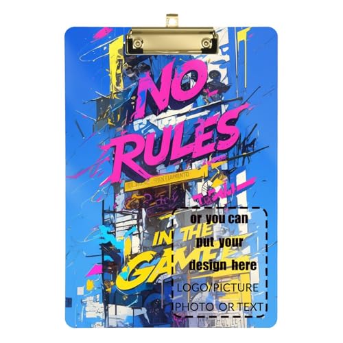 Bold Graffiti Street Art Wildstyle No Rules in Game Customize Clipboard Menühalter Standardloch für Krankenschwestern Home Contractor Größe 22,9 x 30,5 cm Bold Graffiti Street Art Wildstyle No Rules in Game Customize Clipboard Menühalter Standardloch für Krankenschwestern Home Contractor Größe 22,9 x 30,5 cm von tplaotee