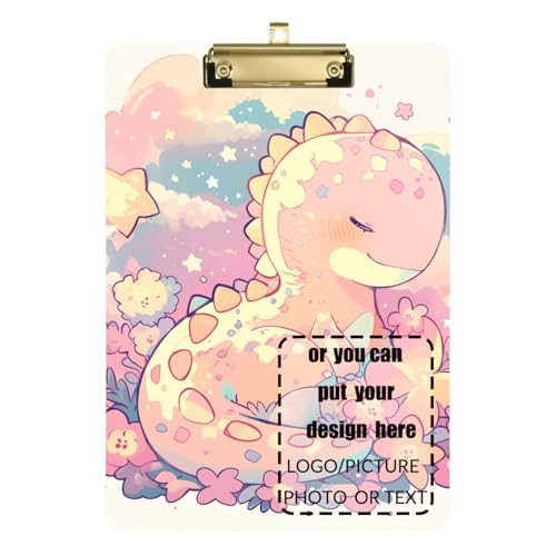 Cartoon-Dinosaurier, kindlicher Kritzel-Stil, Pastellfarben, personalisierbarer Ordner mit Klemmbrett, transparent, für Krankenschwestern, Studenten, Handel, Quest, Größe 22,9 x 30,5 cm Cartoon-Dinosaurier, kindlicher Kritzel-Stil, Pastellfarben, personalisierbarer Ordner mit Klemmbrett, transparent, für Krankenschwestern, Studenten, Handel, Quest, Größe 22,9 x 30,5 cm von tplaotee