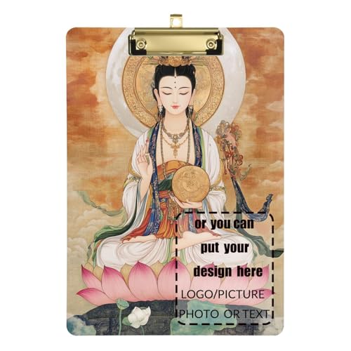 Chinesischer Gott Guanyin Klemmbrett für Krankenschwestern, Standardloch für Hausaufgaben, Kindergröße 22,9 x 30,5 cm Chinesischer Gott Guanyin Klemmbrett für Krankenschwestern, Standardloch für Hausaufgaben, Kindergröße 22,9 x 30,5 cm von tplaotee