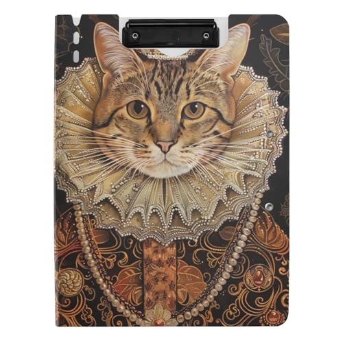 Faltbare Klemmbretter Lack Malerei Stil Portrait von Katze A4 Klemmbrett Clipfolio Doppelclips Stifthalter Büro Klemmbrett mit Hardcover Faltbare Klemmbretter Lack Malerei Stil Portrait von Katze A4 Klemmbrett Clipfolio Doppelclips Stifthalter Büro Klemmbrett mit Hardcover von tplaotee