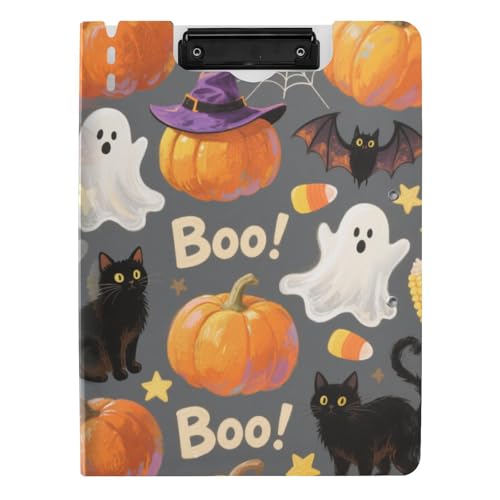 Faltbare Klemmbretter Orange Halloween Kürbis A4 Klemmbrett mit Padfolio Horizontal und Vertikal Doppelclips Schule Klemmbrett mit Abdeckung Faltbare Klemmbretter Orange Halloween Kürbis A4 Klemmbrett mit Padfolio Horizontal und Vertikal Doppelclips Schule Klemmbrett mit Abdeckung von tplaotee
