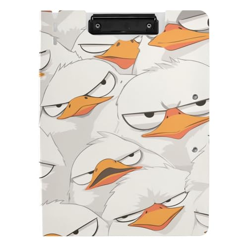 Faltbares Klemmbrett Cartoon Ente Weiß A4 Klemmbrett Folio Binder Doppelclips Stifthalter Schule Klemmbrett mit festem Einband Faltbares Klemmbrett Cartoon Ente Weiß A4 Klemmbrett Folio Binder Doppelclips Stifthalter Schule Klemmbrett mit festem Einband von tplaotee