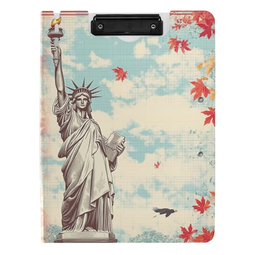 Faltbares Klemmbrett Liberty Autumn Retro America A4 Klemmbrett Folio Binder Zwei Metallclips Stifthalter Büro Klemmbrett mit Abdeckung Faltbares Klemmbrett Liberty Autumn Retro America A4 Klemmbrett Folio Binder Zwei Metallclips Stifthalter Büro Klemmbrett mit Abdeckung von tplaotee