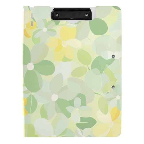 Faltbares Klemmbrett Milde und Frische Blume Zitronengelb Hellgrün A4 Klemmbrett mit Ordner Doppelte Metallclips Stifthalter Still-Clipboard mit Abdeckung Faltbares Klemmbrett Milde und Frische Blume Zitronengelb Hellgrün A4 Klemmbrett mit Ordner Doppelte Metallclips Stifthalter Still-Clipboard mit Abdeckung von tplaotee