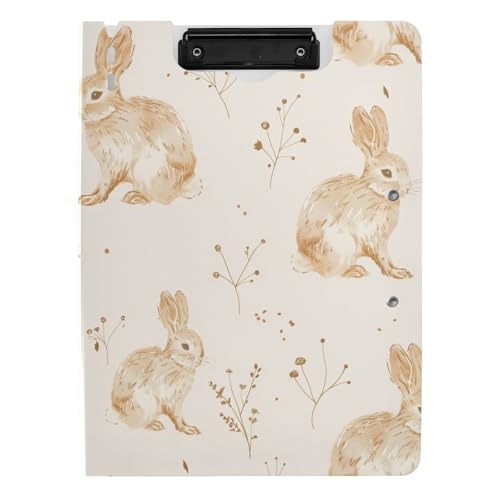 Faltbares Klemmbrett mit Aufbewahrung, Tierskizze, Kaninchen, Topas, Beige, A4-Klemmbrett, Folio, horizontale und vertikale Doppel-Clips, Still-Clipboard mit Abdeckung Faltbares Klemmbrett mit Aufbewahrung, Tierskizze, Kaninchen, Topas, Beige, A4-Klemmbrett, Folio, horizontale und vertikale Doppel-Clips, Still-Clipboard mit Abdeckung von tplaotee