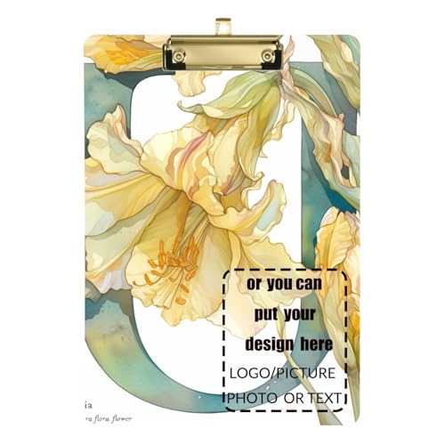 Floralmorphischer Buchstabe U, weiße Lilie, Aquarell-Stil, personalisierbar, Organizer, Klemmbrett, Acryl, niedlich, für Fußball, LKW-Fahrer, Größe 22,9 x 30,5 cm Floralmorphischer Buchstabe U, weiße Lilie, Aquarell-Stil, personalisierbar, Organizer, Klemmbrett, Acryl, niedlich, für Fußball, LKW-Fahrer, Größe 22,9 x 30,5 cm von tplaotee